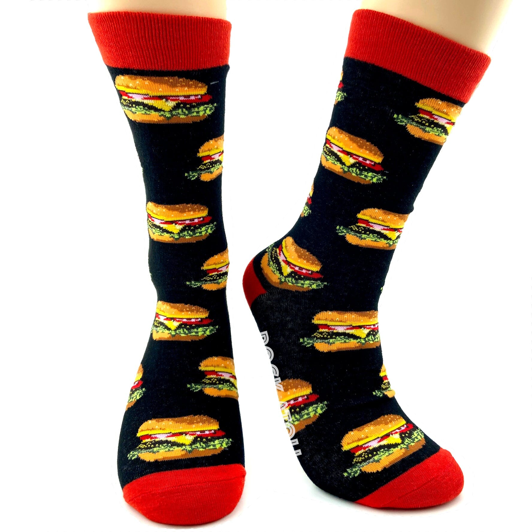 Harajuku Beer Hamburg Hot Dog Mens Valentines Socks Funny Food Happy Sock,  Creative Calcetines Hombre = From Jin395422022, $0.86