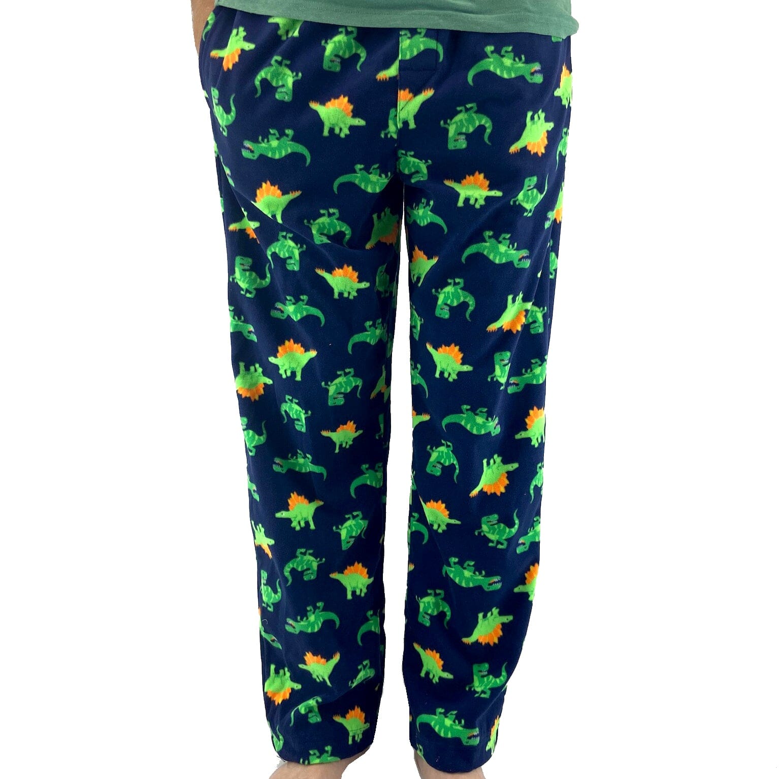 Men's Comfy Sleepwear Dinosaur Novelty Print Soft Fleece Pajama Pants