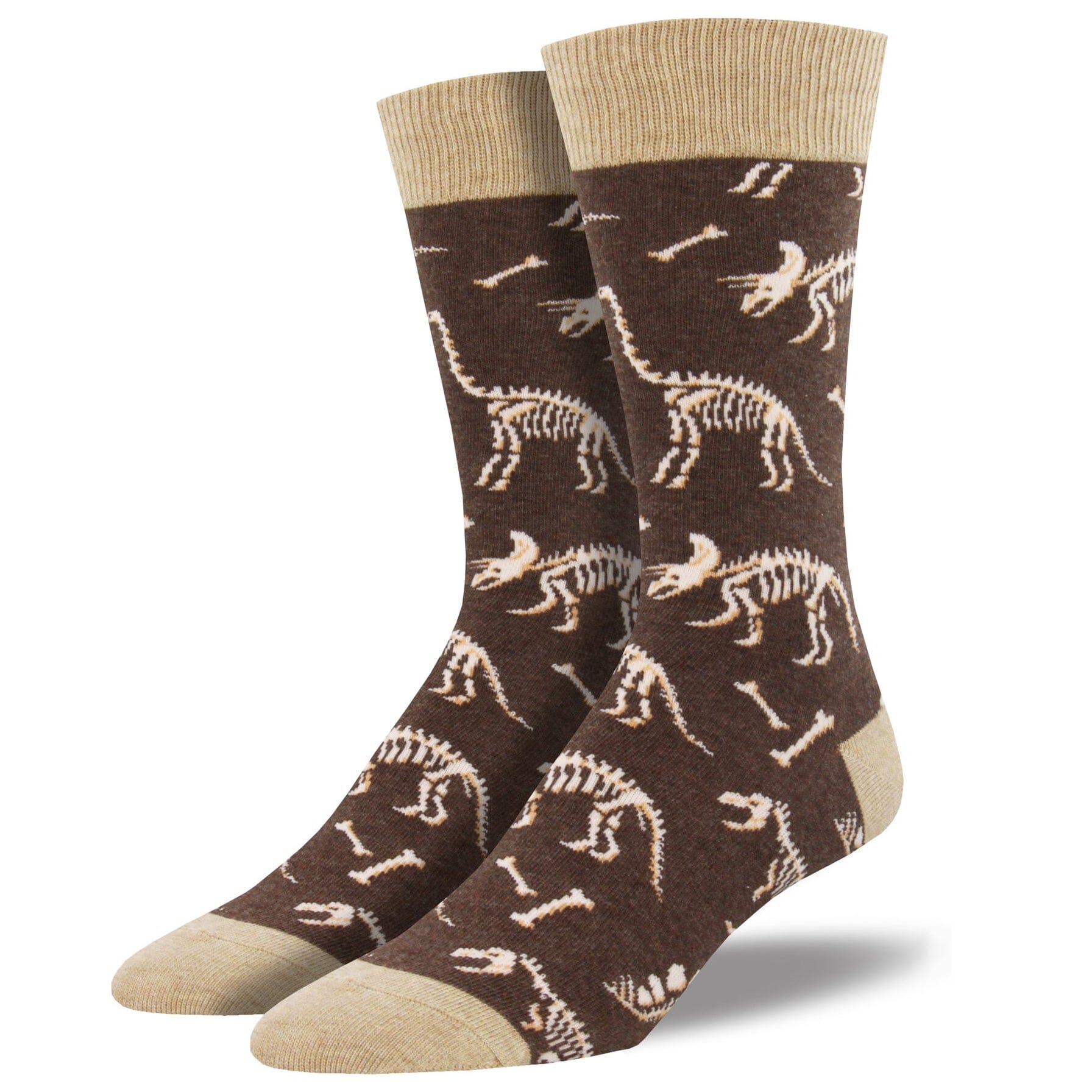 Dinosaur Raptor Basketball Novelty Socks for Men - Uptown Sox