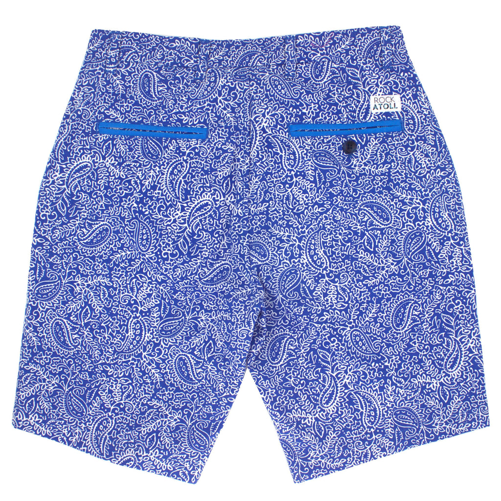 Paisley Shorts For Men. Buy Mens Blue Paisley Shorts Online – Rock ...