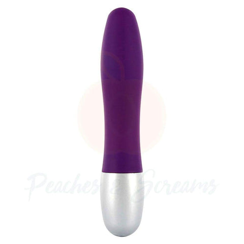 4.5-Inch Discretion Waterproof Mini Purple Vibrating Masturbator