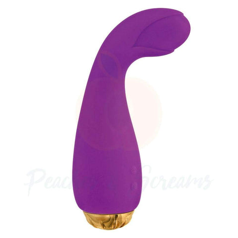 California Exotic Entice Mae Raspberry Curved Silicone G-Spot Vibrator