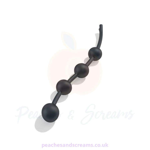 MYSTIM BOOTY SMALL BLACK SILICONE ELECTRASTIM ANAL BEADS