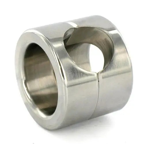 4 Sizes Metal Ball Stretcher Man Enhancer Chastity Ring Tool Silver 