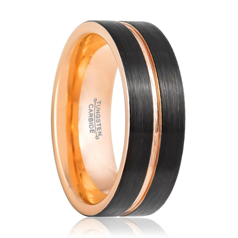 Groove Detail Wedding Ring | Pravins