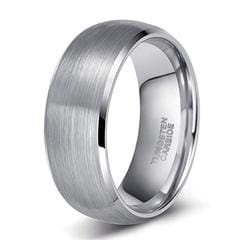 Classic tungsten wedding band