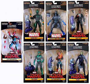 marvel legends captain marvel series