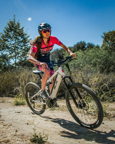 electric mountain bikes on trails