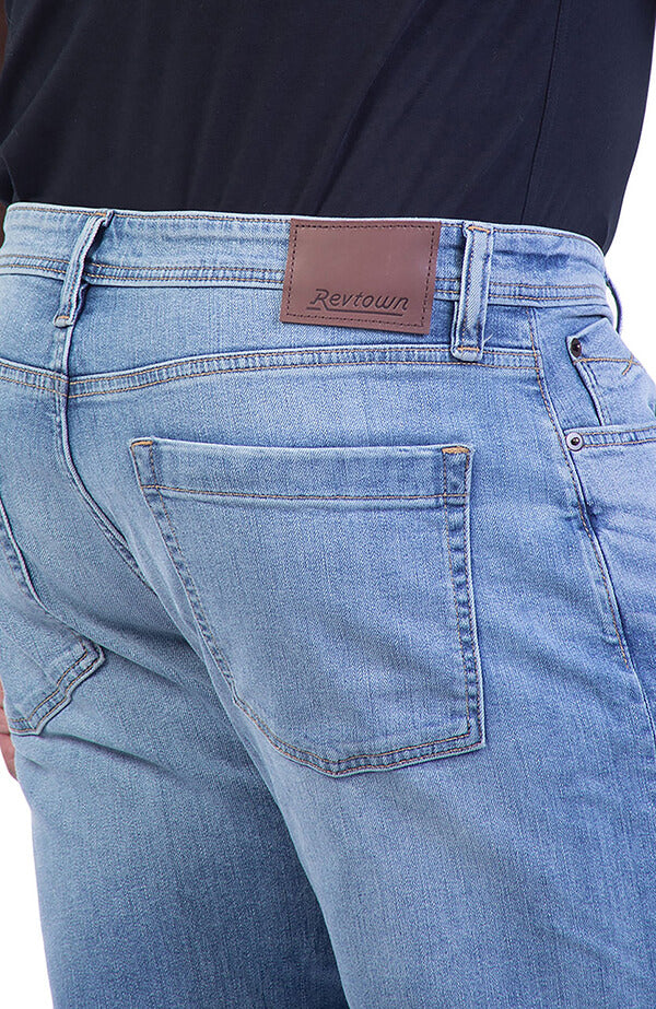 Sharp Slim Fit Men's Jeans - Vintage Indigo Wash | Revtown