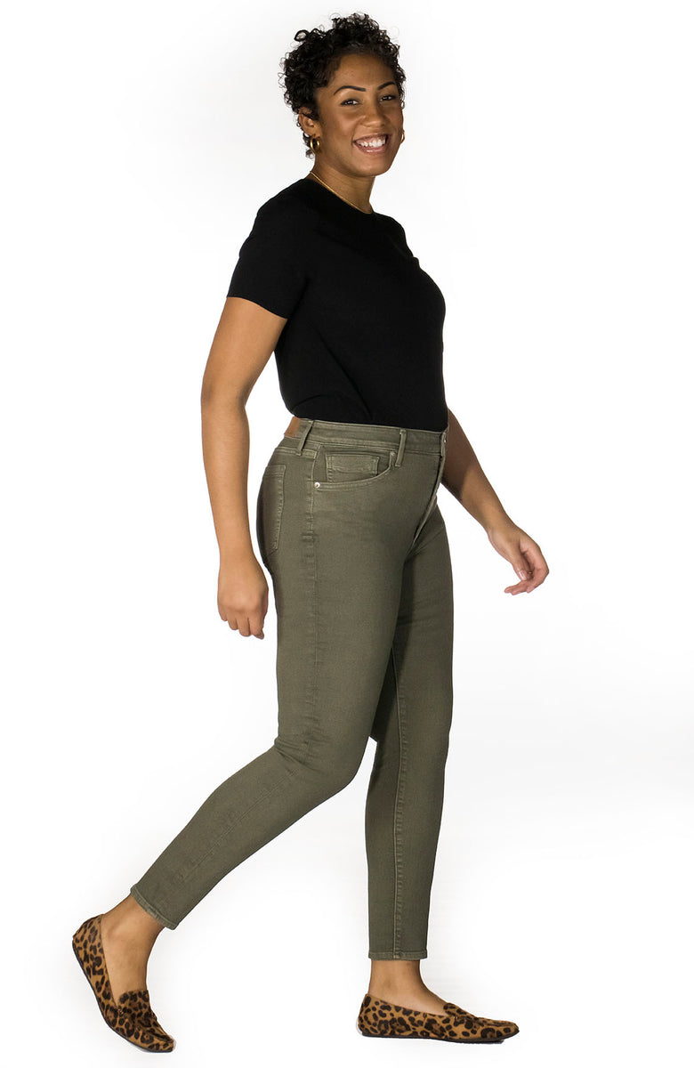 High-Rise Skinny - Soft Olive – Revtown