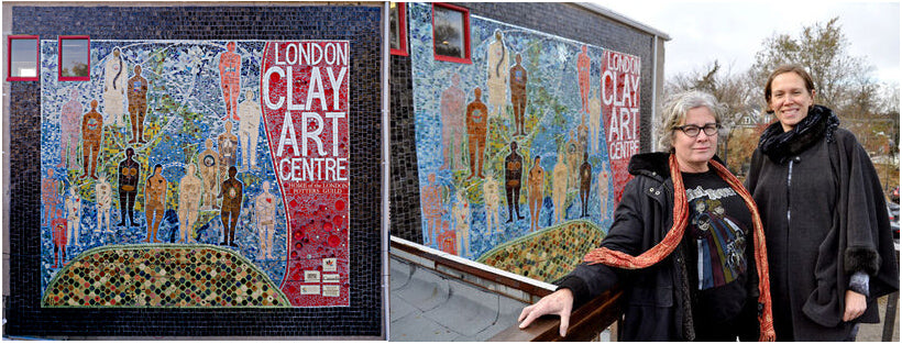 Susan Day's mosaic for London's “Celebrate CANADA 150”