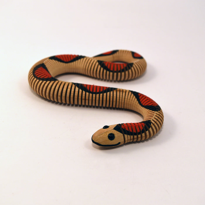 wooden snake craft