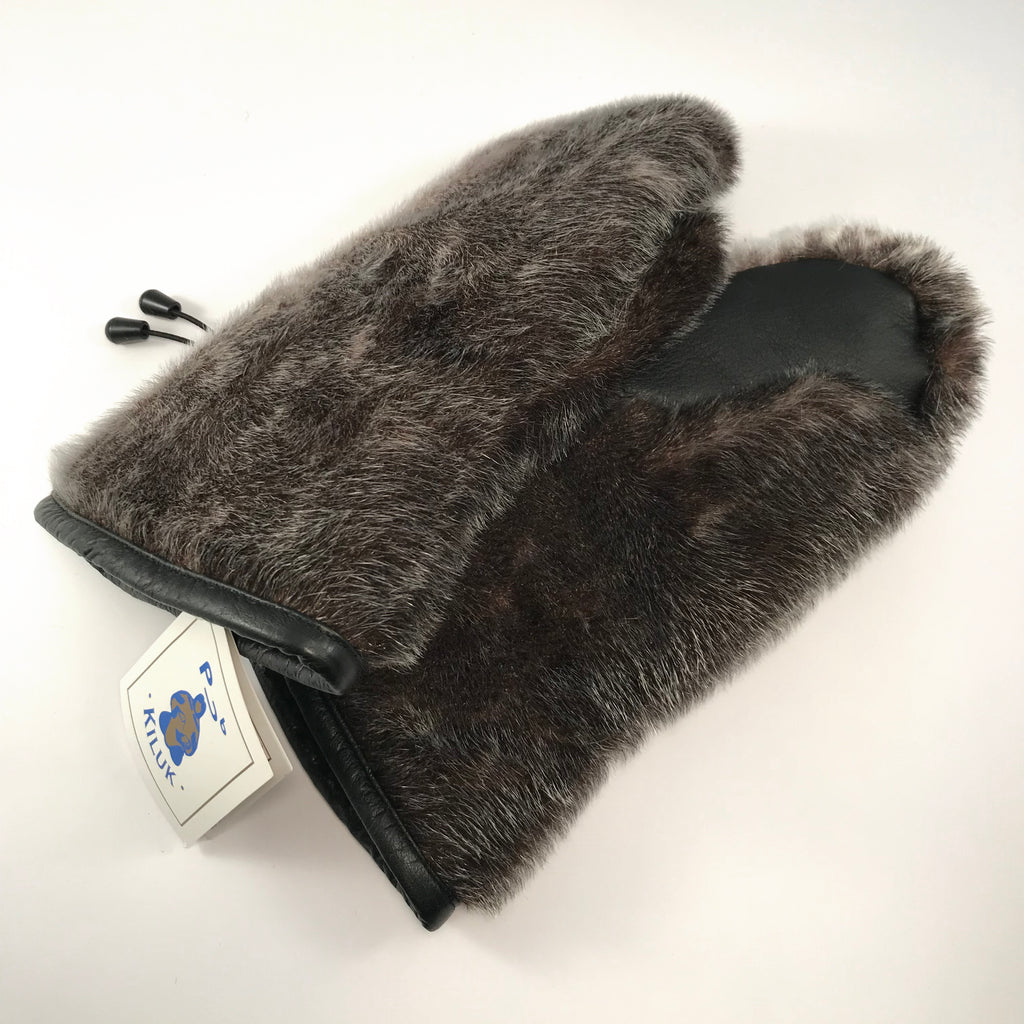 seal fur gloves