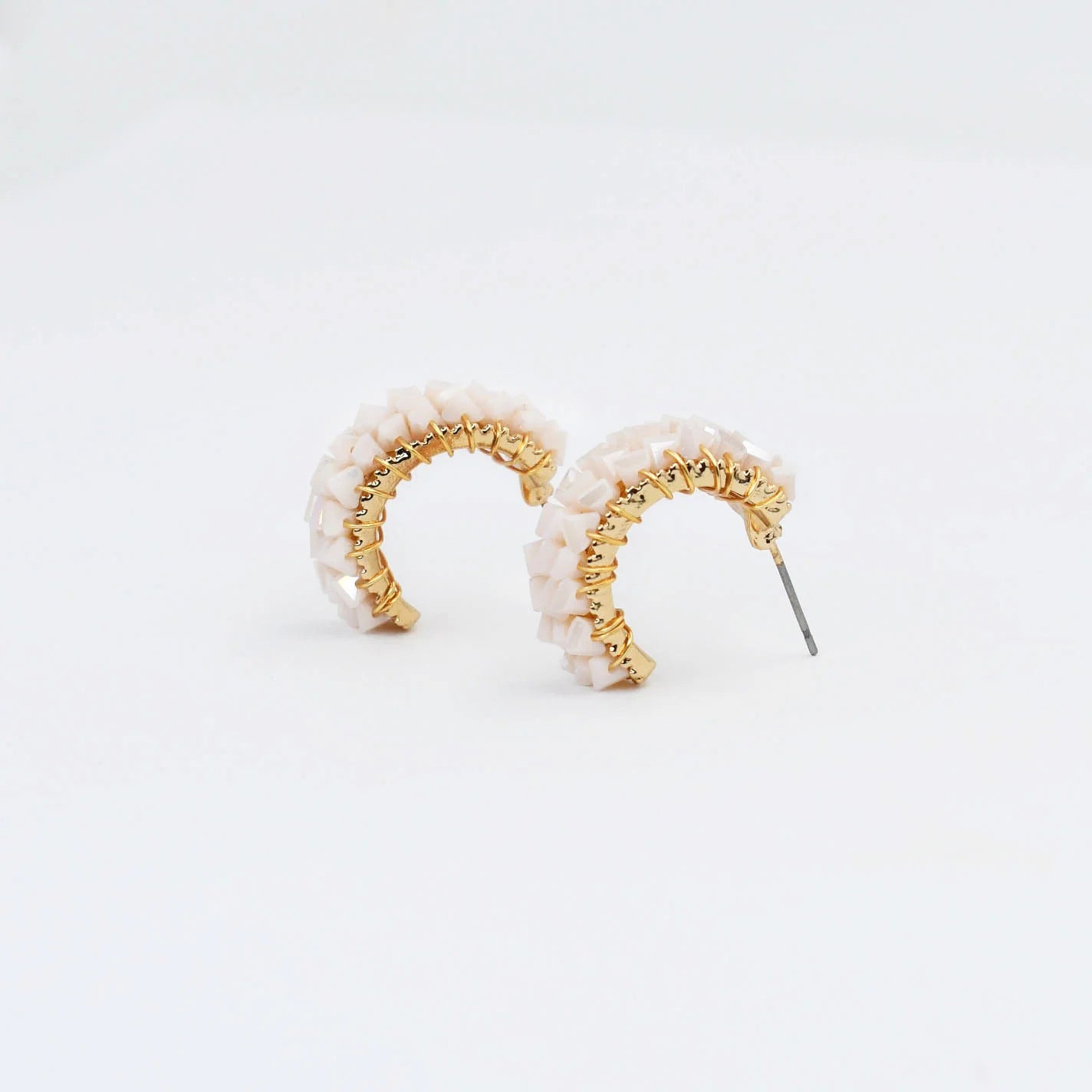 Half Nude Stone Hoop