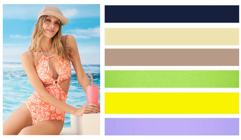 los colores de temporada para tus vestidos de baño