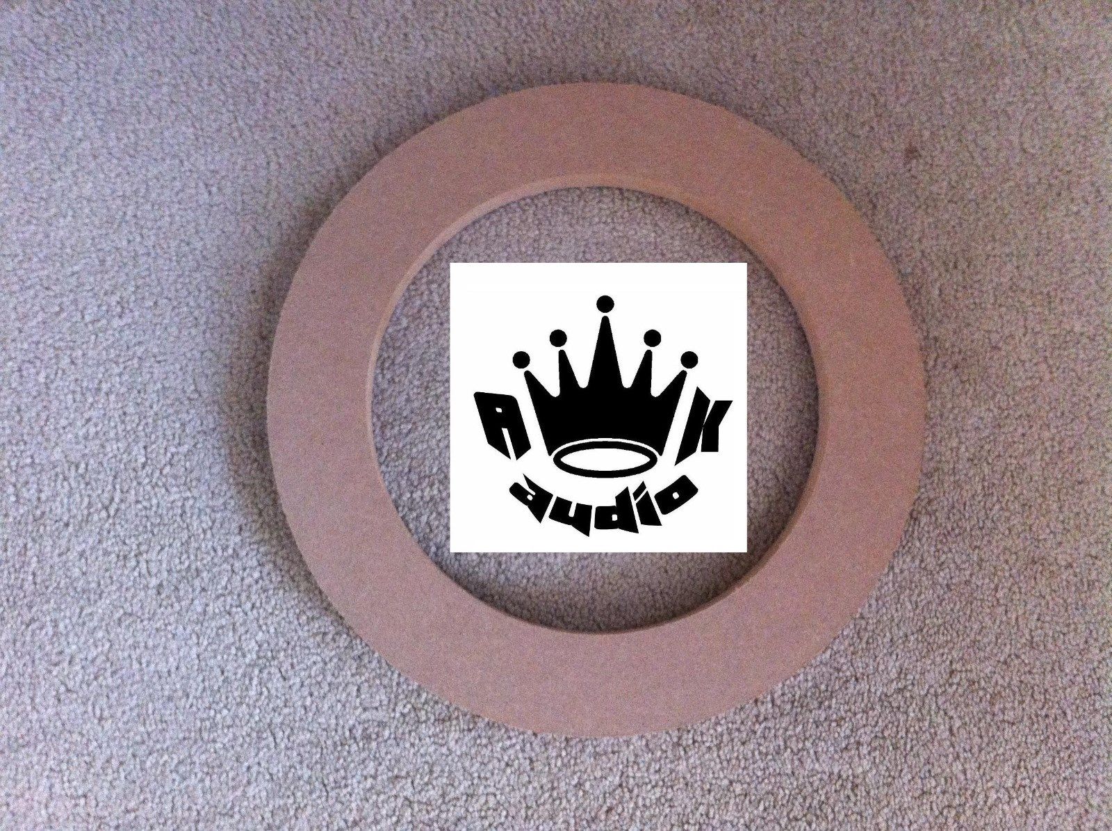 10" to 8" SPEAKER ADAPTOR SUBWOOFER SUB RING 3/4" MDF FIBERGLASS BOX RINGS