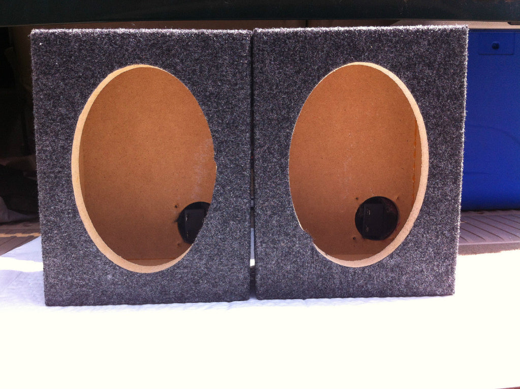 (2) 6x9 Speaker Box Enclosure 6"x9" Car Speaker Box Coaxial Speaker Bo