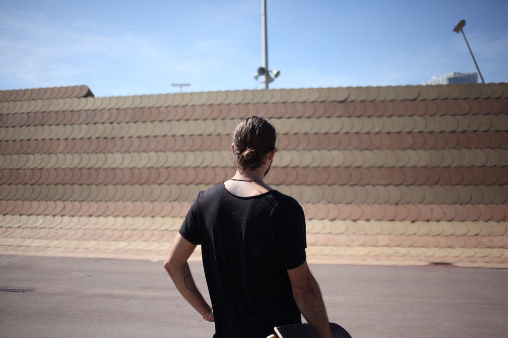 Reuben and the Dark looking at architecture in Barcelona