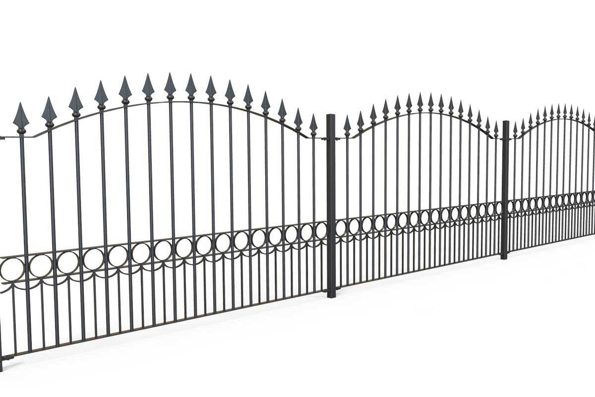 Railings - Somerset - Style 12A - Mendip - Wrought Iron Variable Height ...