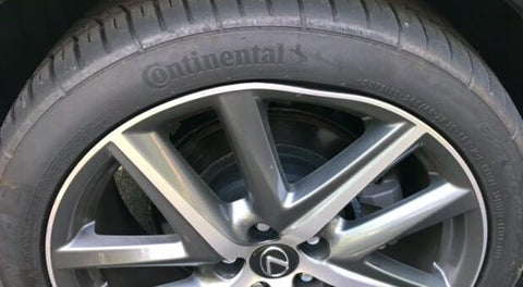 Alloy car wheel with bent lip edge.