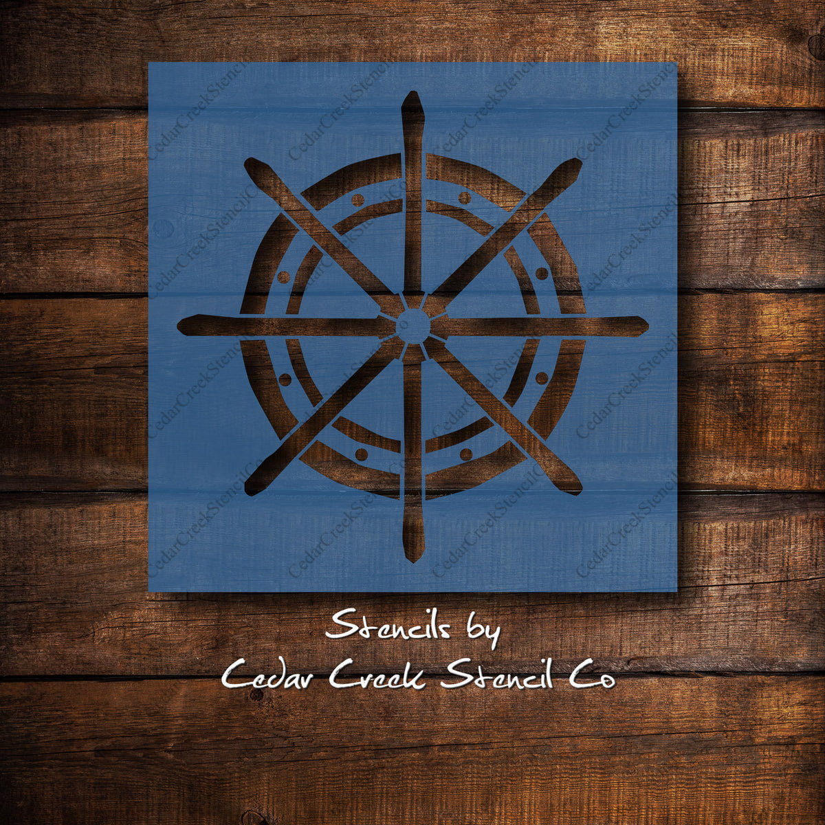 ships wheel stencil beach themed stencil nautical stencil reusable