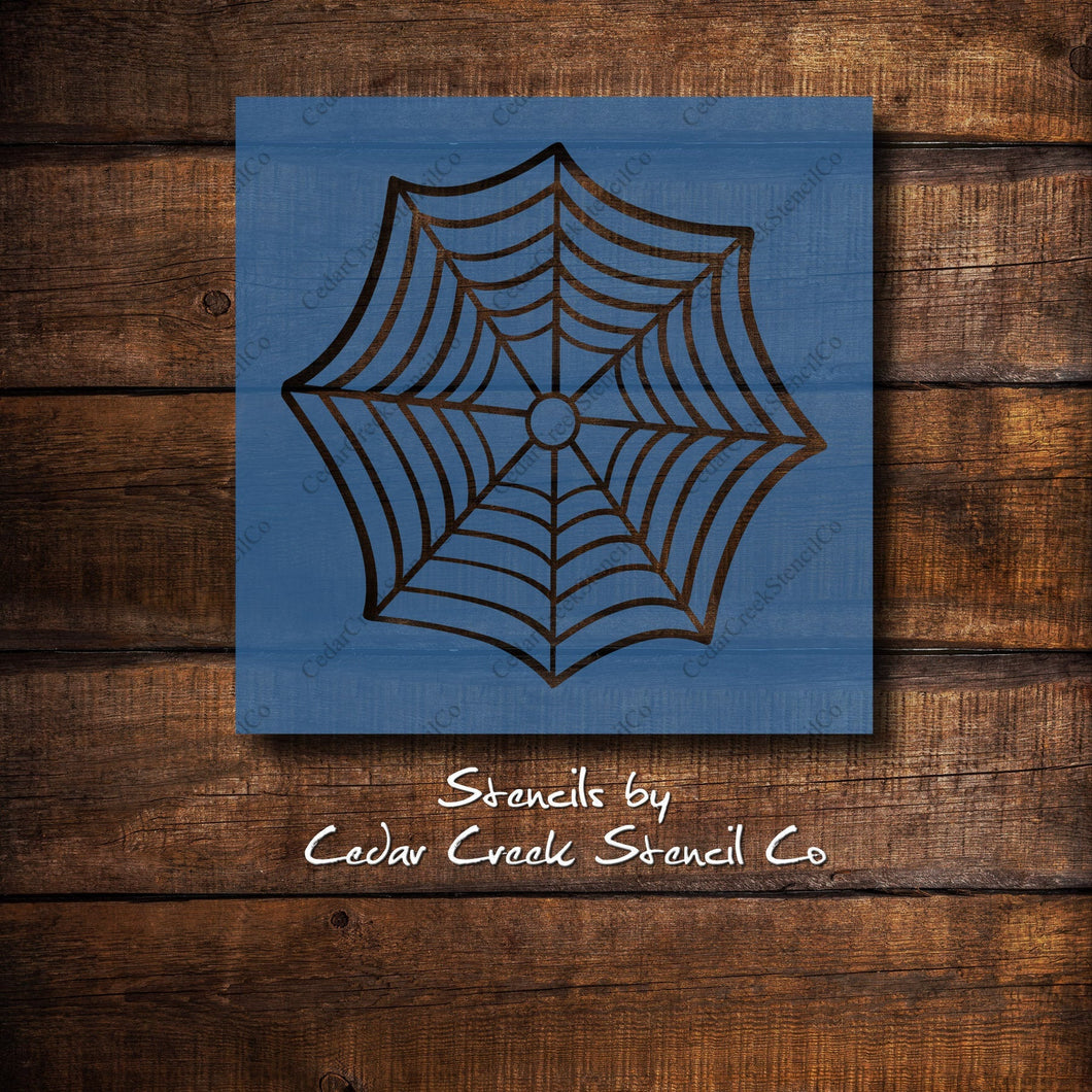 Halloween Stencil Spiderweb Stencil Spiders Web Reusable Stencil Cr