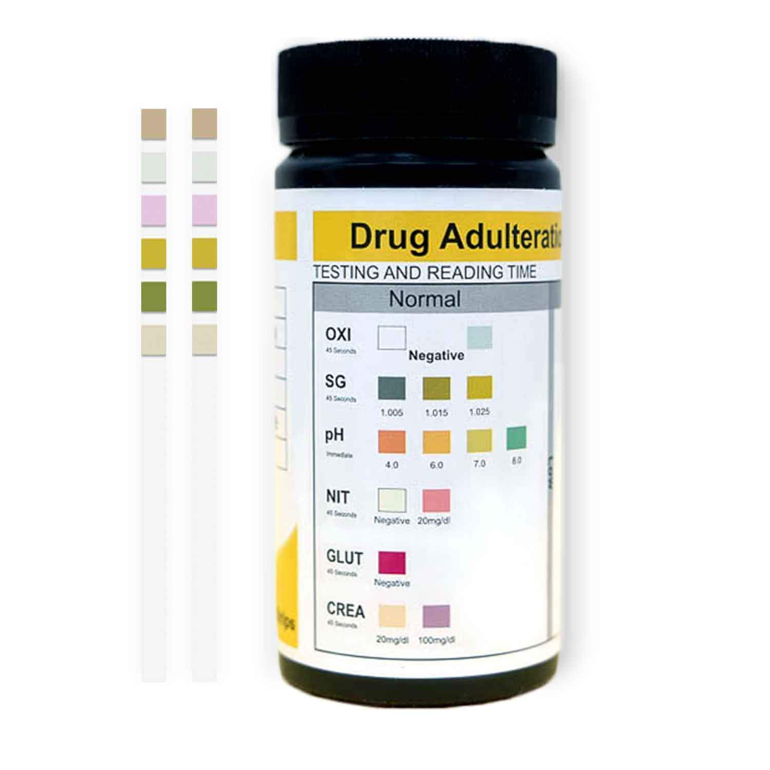 Urine Drug Test Adulteration Test Strips (25 Pack)