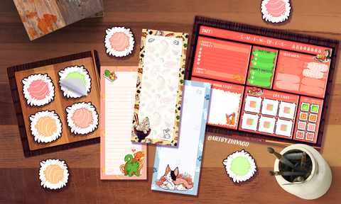 Sushi Tomodachi Stationary on Kickstarter!