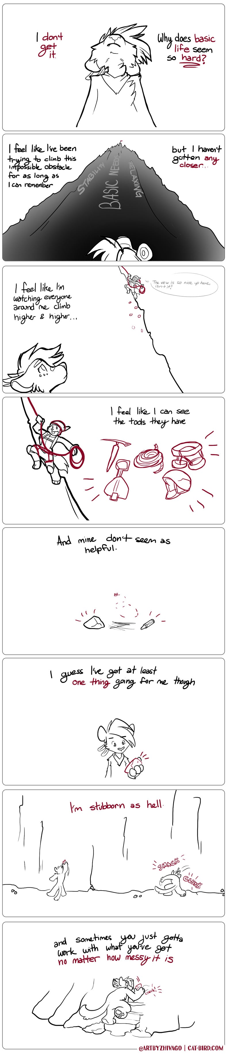 Mountain Climbing Comic