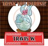 Thank you for your patronage, Travis!