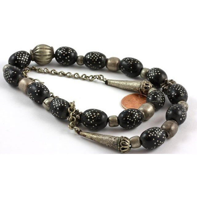 black coral beads