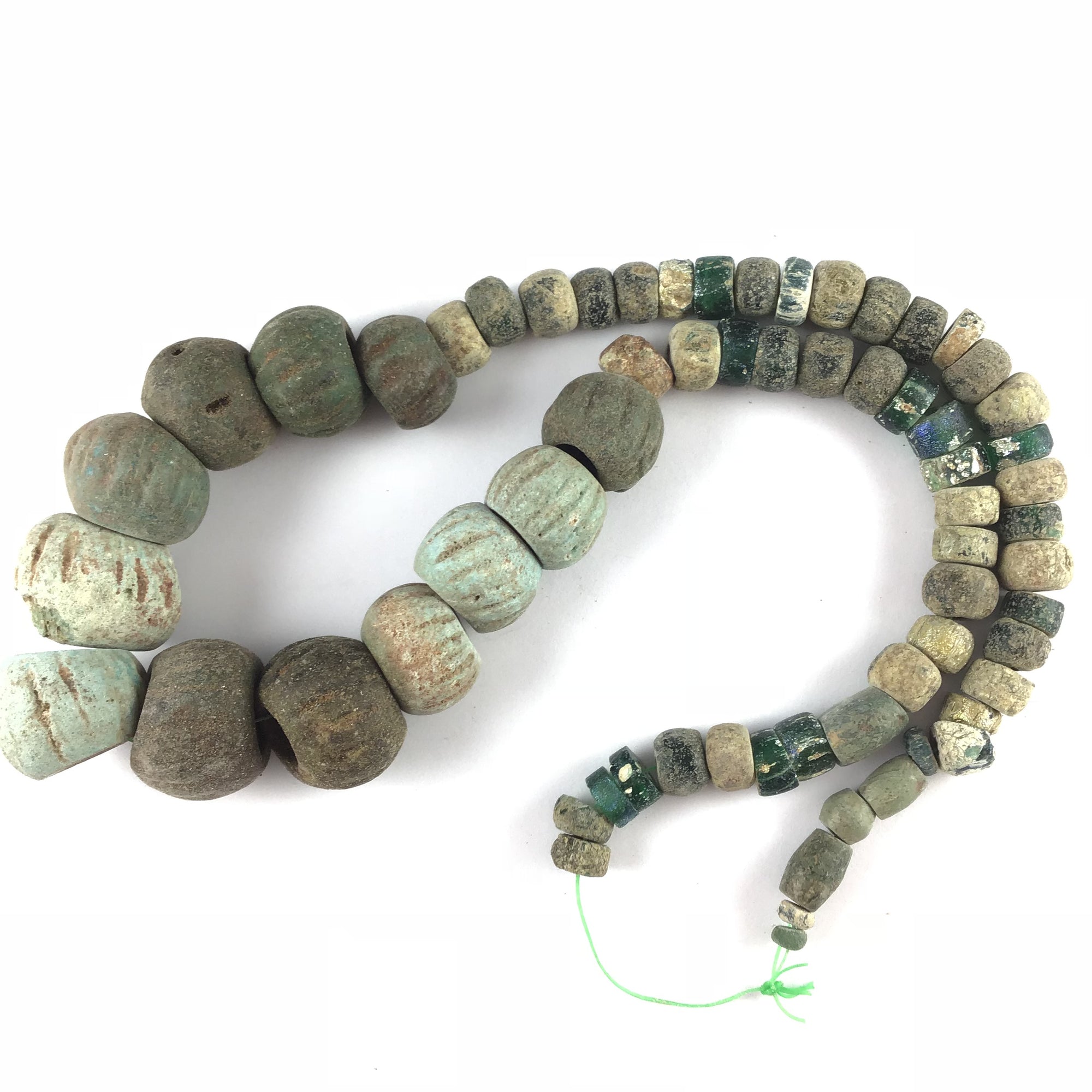 Ancient Egyptian Faience Beads With Mixed Ancient Glass Beads From Egypt And West Africa Rita
