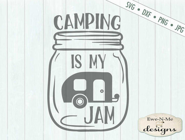 Free Free 86 Camping Is My Jam Svg SVG PNG EPS DXF File