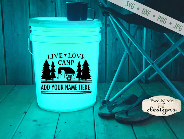 Summer Patriotic Tagged Camping Bucket Svg Ewe N Me Designs