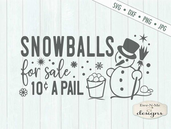 Download Snowballs For Sale - Winter - Christmas - SVG - Ewe N Me ...