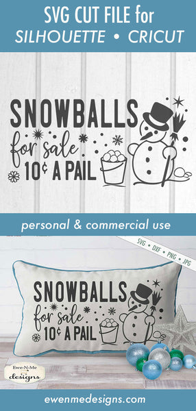 Download Snowballs For Sale - Winter - Christmas - SVG - Ewe N Me ...