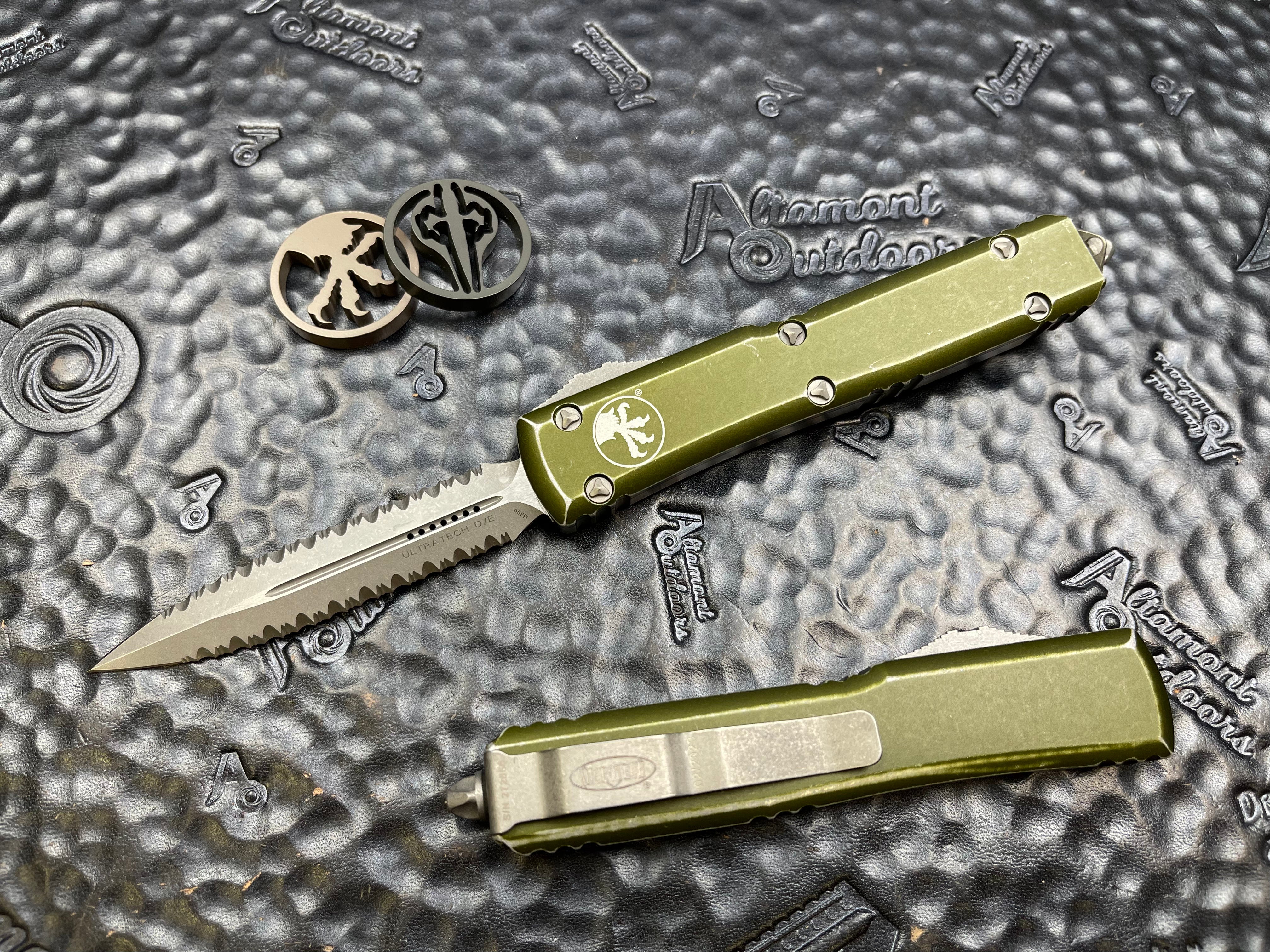 Ultratech D/E Distressed OD Green Apocalyptic - Microtech Knives