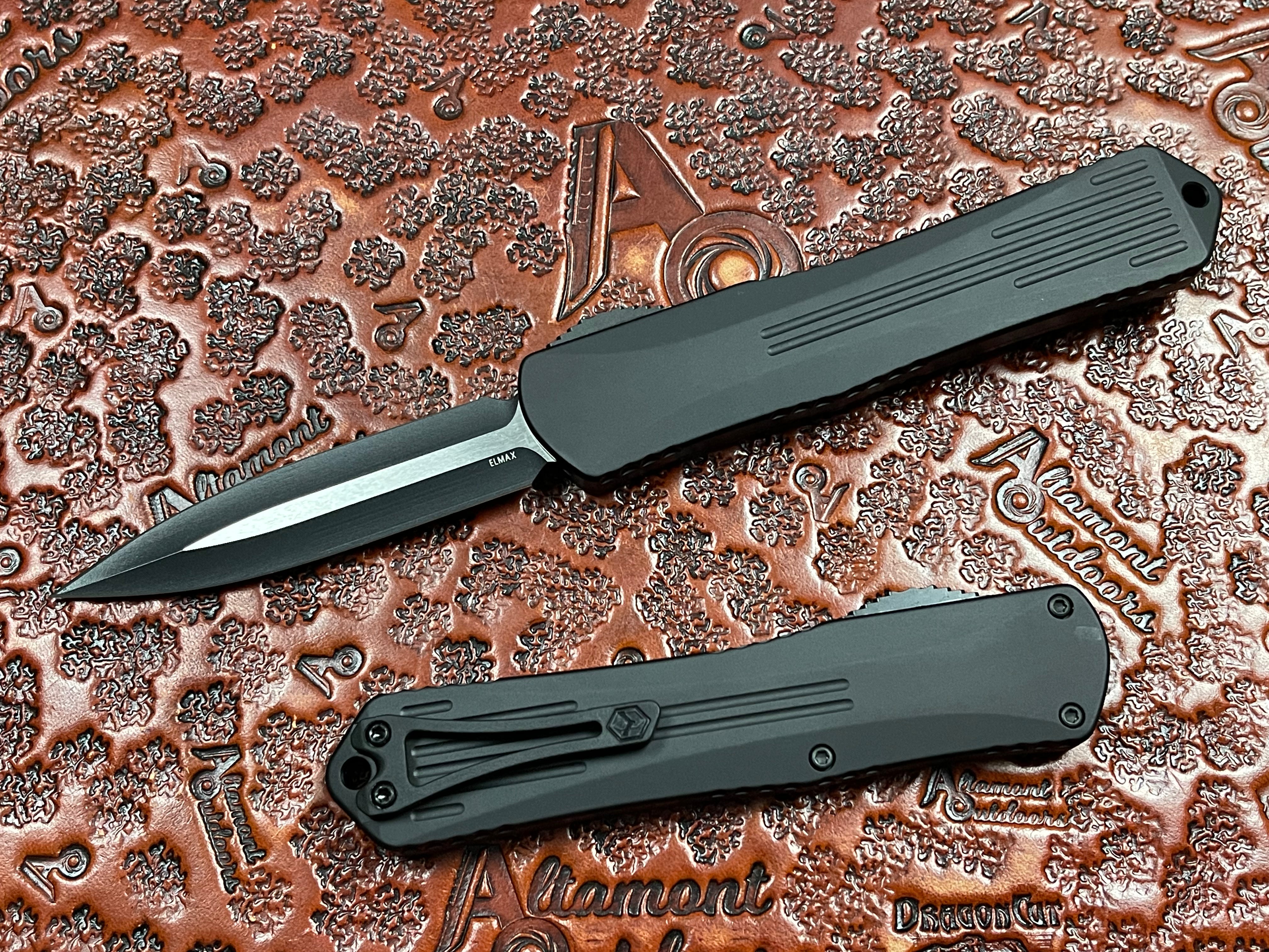 Heretic Manticore X Double Edge Two-Tone Black OTF H032-10A-T