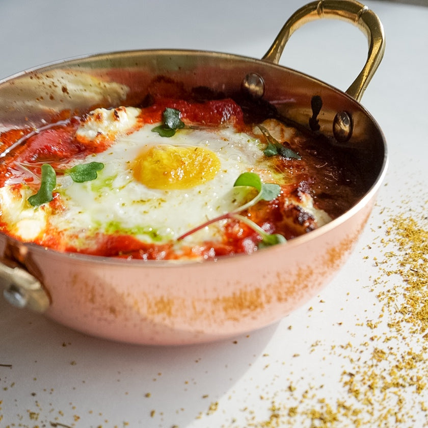 Eggs in Purgatory Recipe with Bona Furtuna EVOO & Marinara Sauce