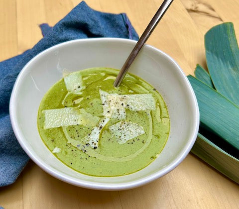 Leek and potato soup