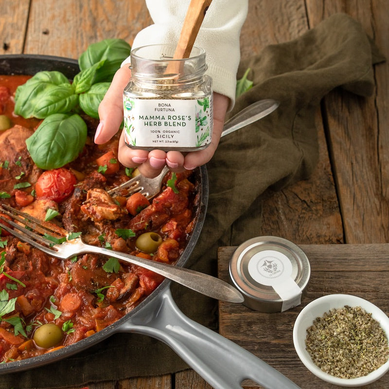 Chicken Cacciatore with Mamma Rose's Herb Blend