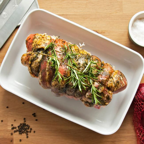 Roasted pork tenderloin with rosemary