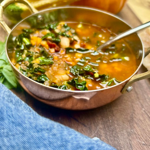 Tuscan White Bean and kale soup