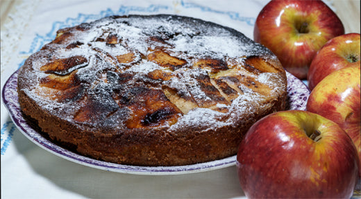 Bona Furtuna Balsamic Caramel Apple Upside Down Cake Recipe