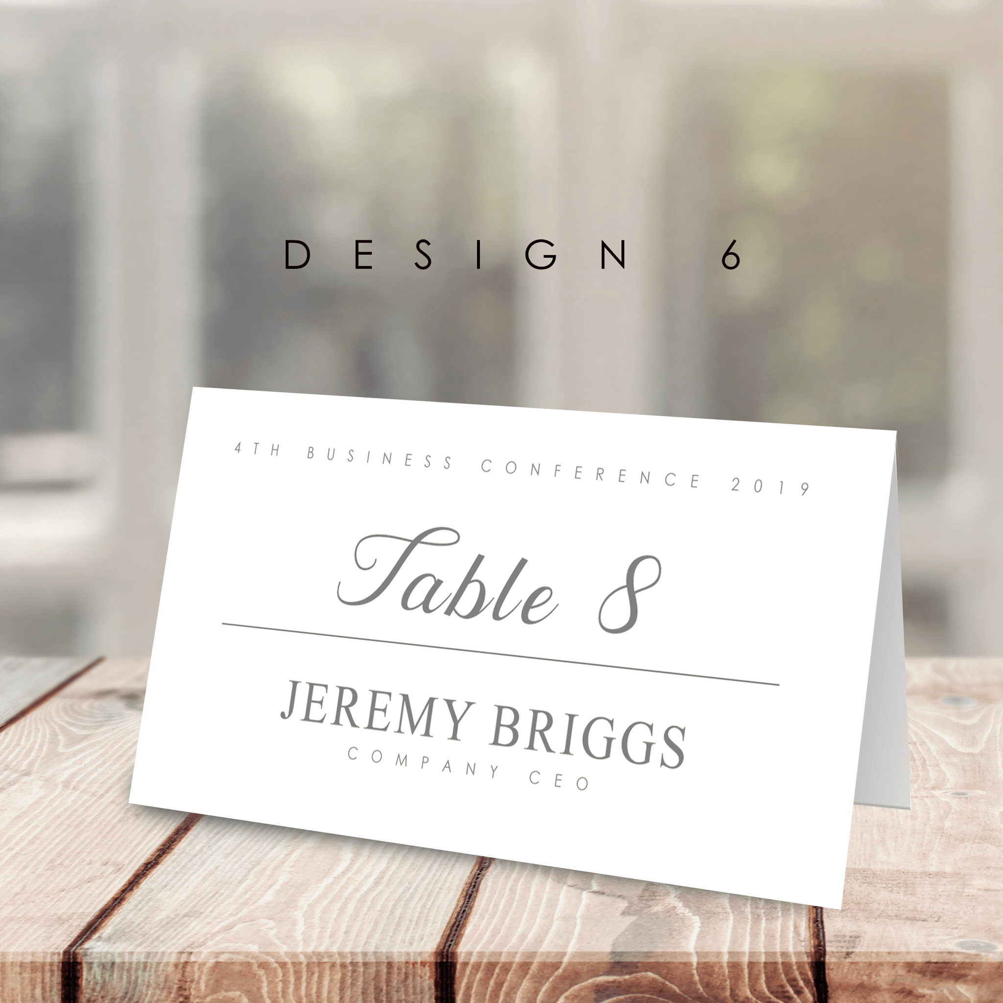 personalised table name cards