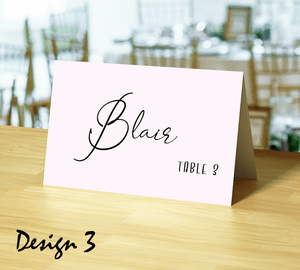 personalised table name cards