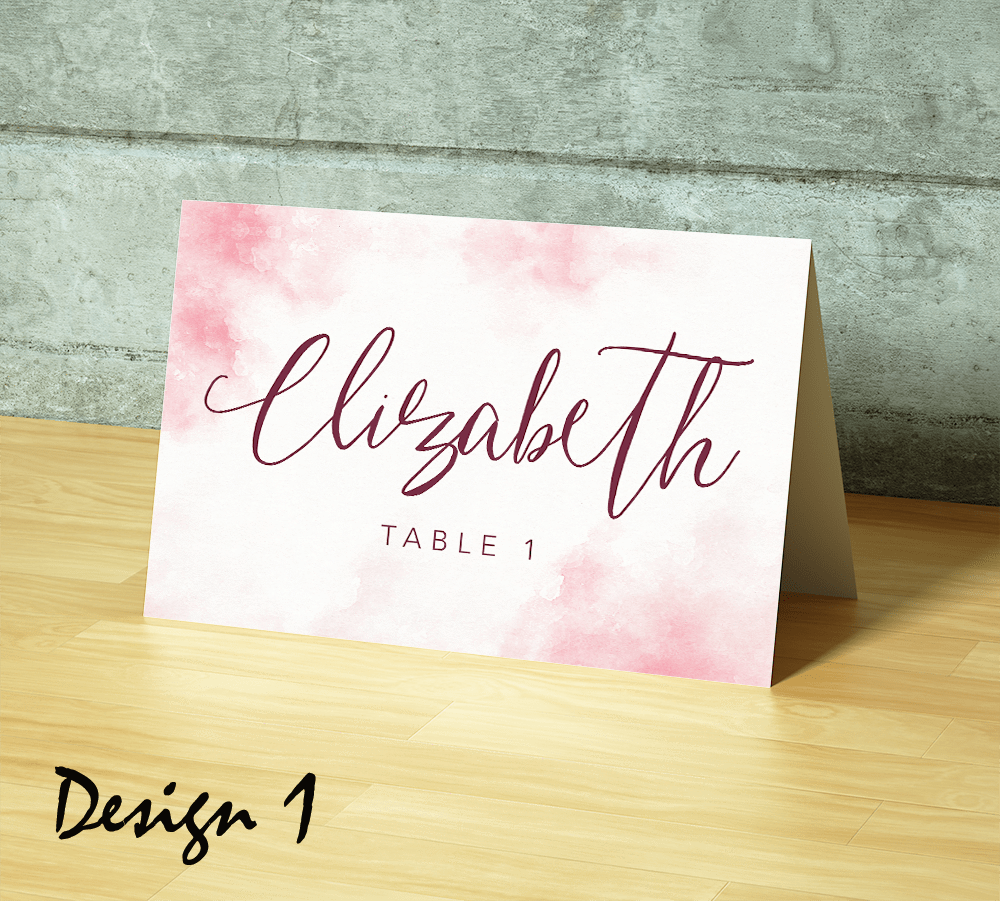 personalized table name cards