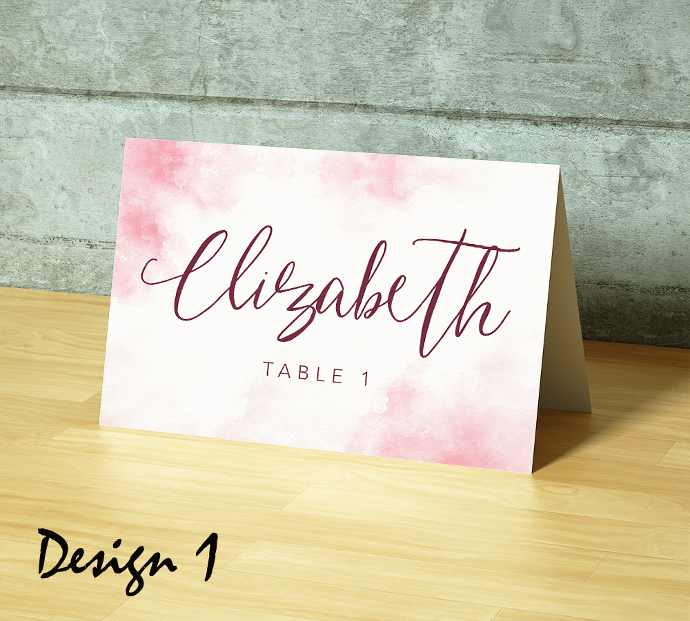 personalised table name cards