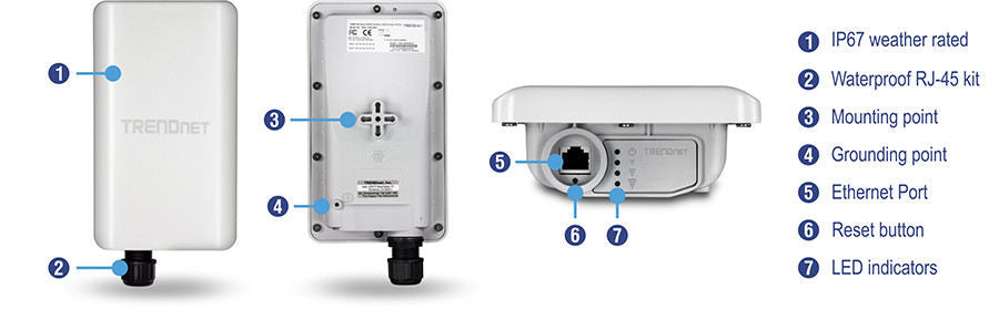 N300 2.4Ghz 10Dbi H/power O/door Poe Acc