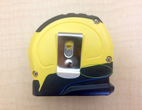 Side View of Tape Measure